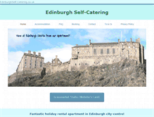 Tablet Screenshot of edinburghself-catering.co.uk